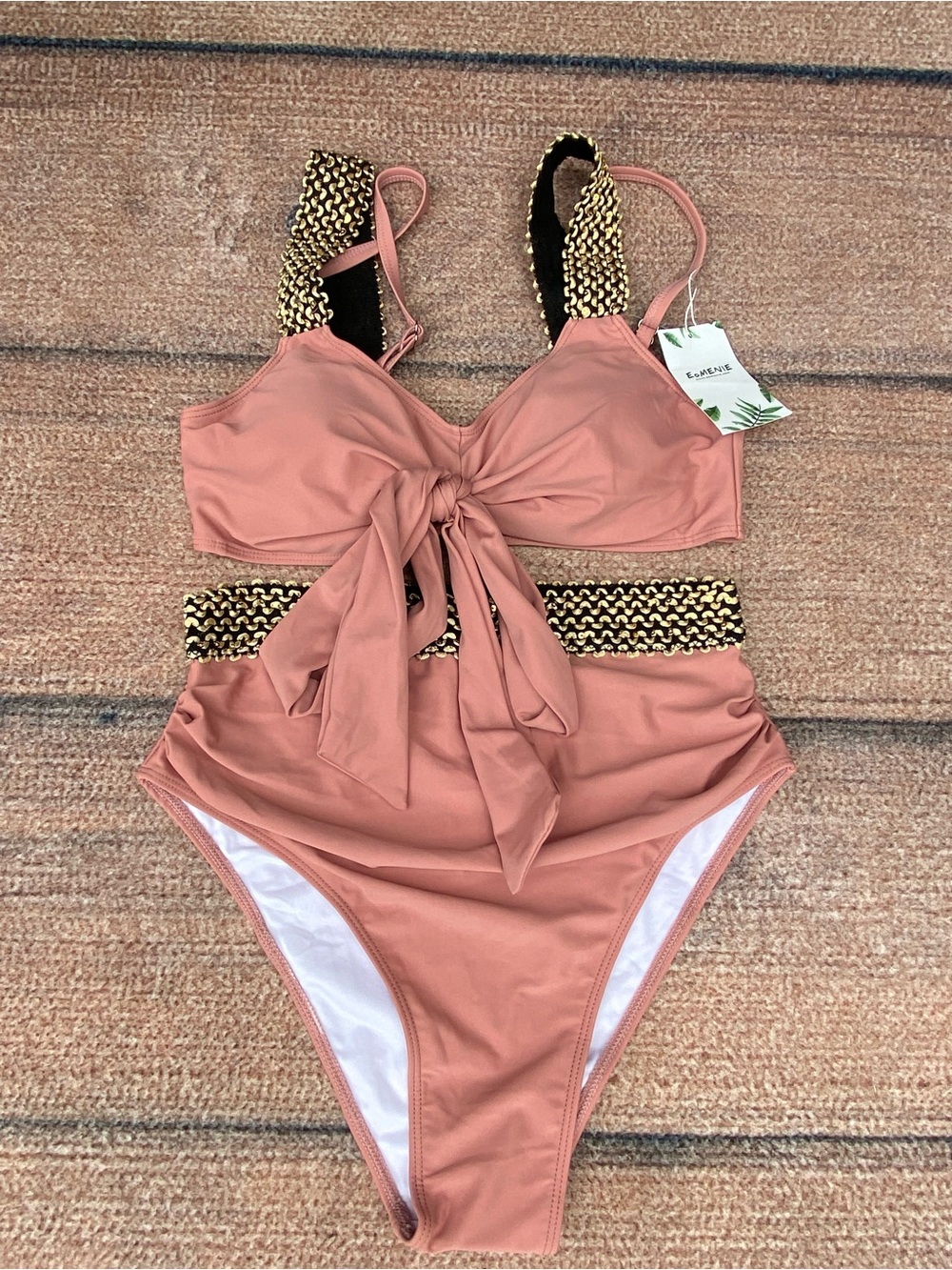 Eomenie pink bikini set Size M brand new with tags